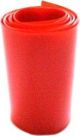 1 metro termoretraibile rosso traspar larghezza 68mm piatto CW64000