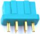 Connettore female (60 / 100 A) double pin, green CW71271