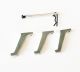 ALUMINUM CANOPY SUPPORT and LANDING GEAR  - HYPER 400 H3D-001113
