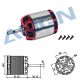 HML75M05 750MX Brushless Motor (930KV/4236)