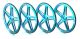 SK-600069-07 1/10 Set-Up Wheel (Blue)