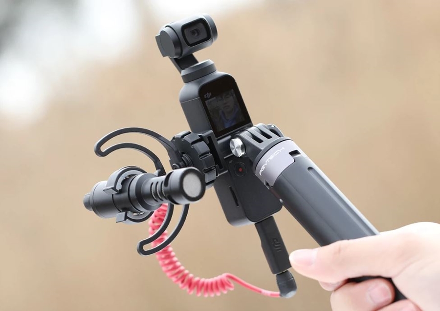 Staffa di fissaggio universale PGYTECH con slot laterale per OSMO Pocket