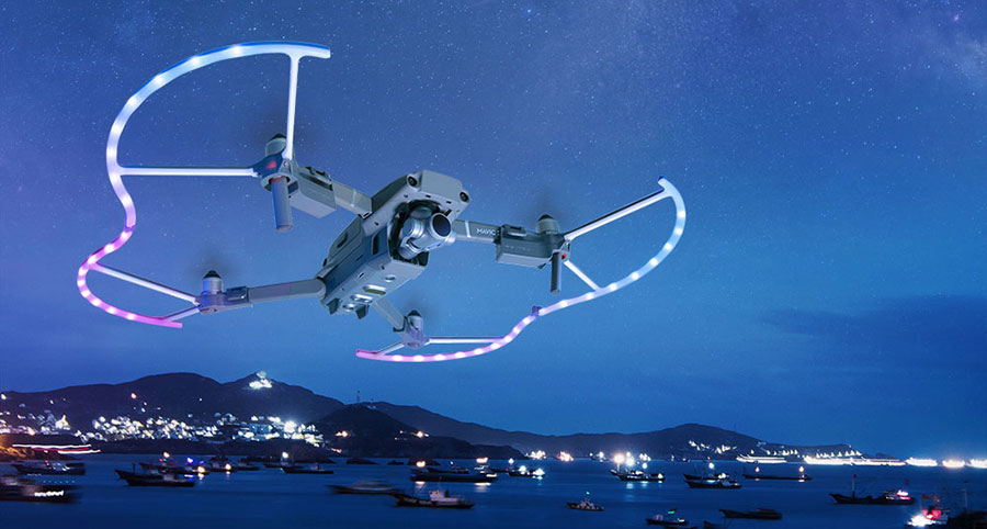 LED PROPELLER GUARD PER MAVIC 2