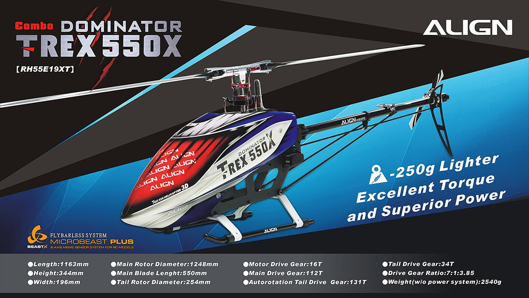T-REX 550X Dominator Super Combo