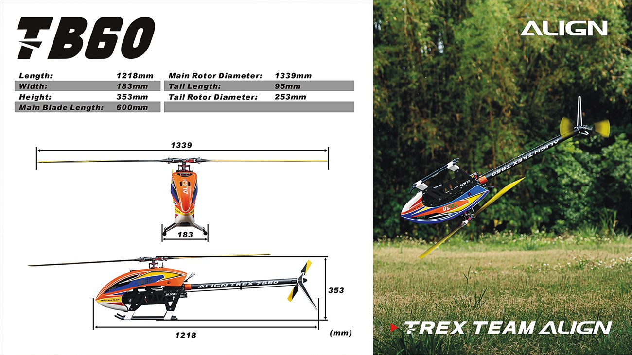 Align T-Rex TB60