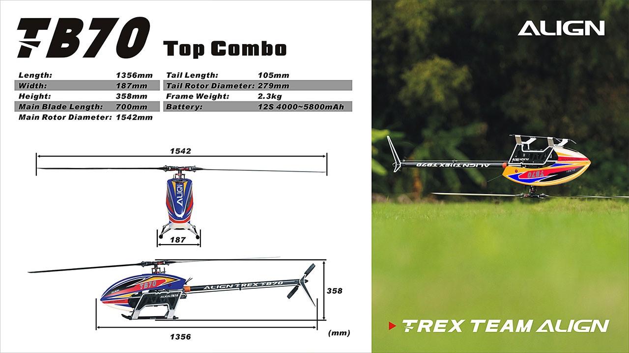 Align T-Rex TB70