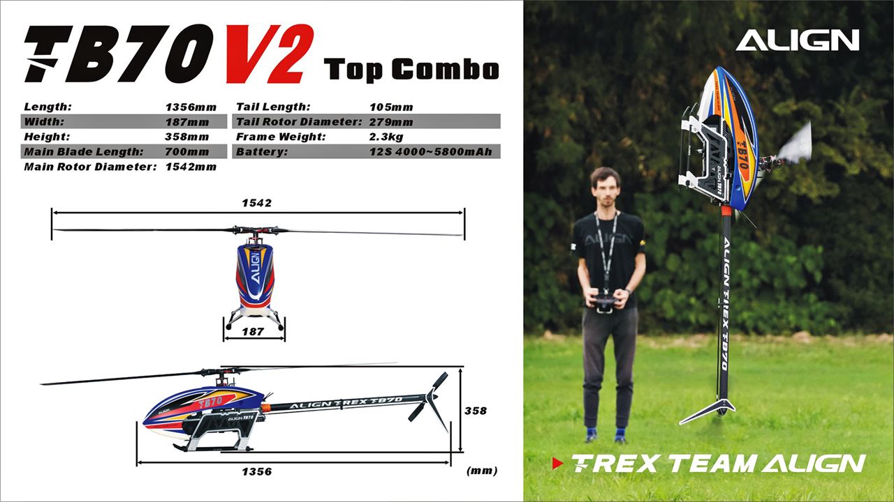 Align T-Rex TB70