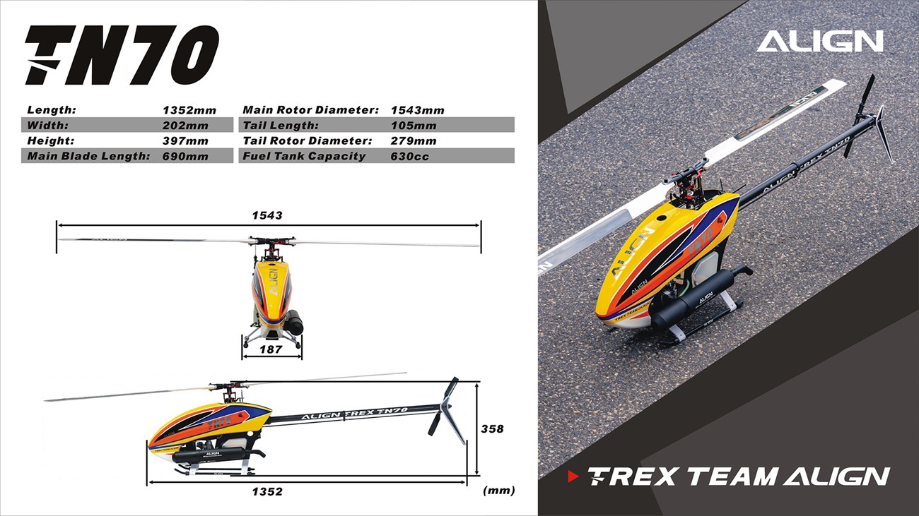 Align T-Rex TN70