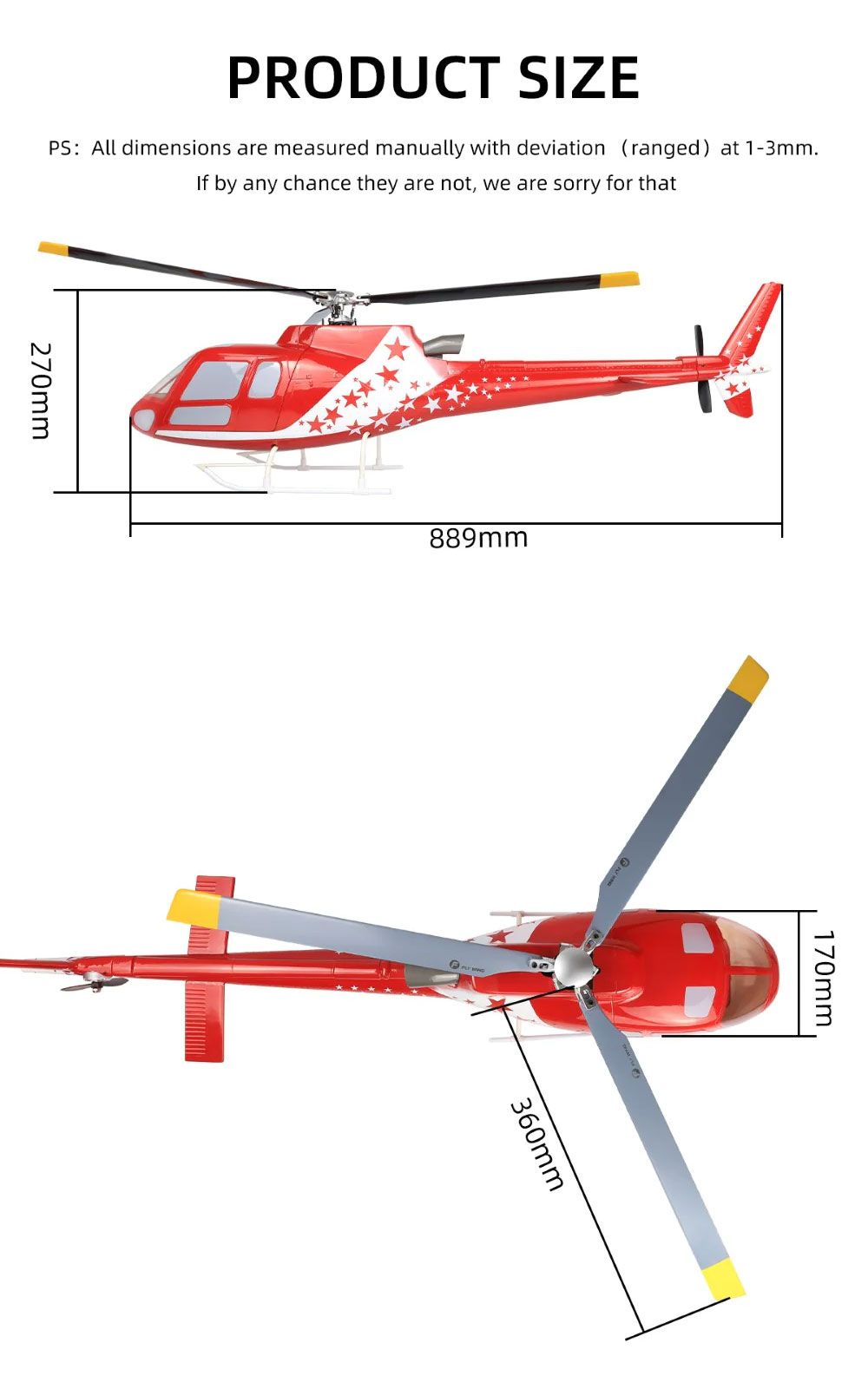 Fly Wing Small Squirrel AS350