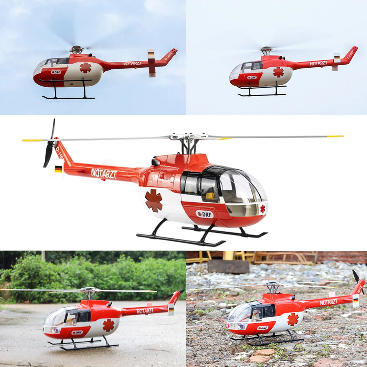 FlyWing BO-105 Red