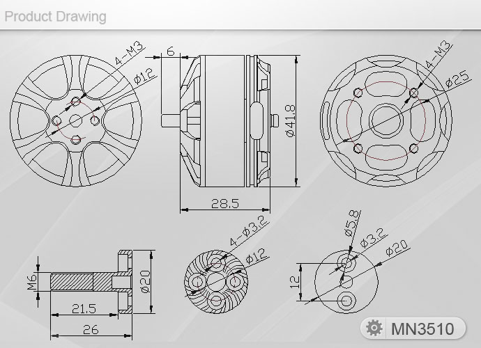 MN3510-13 T-Motor