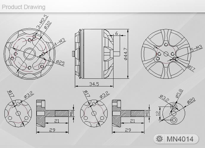 MN4014-11 T-Motor